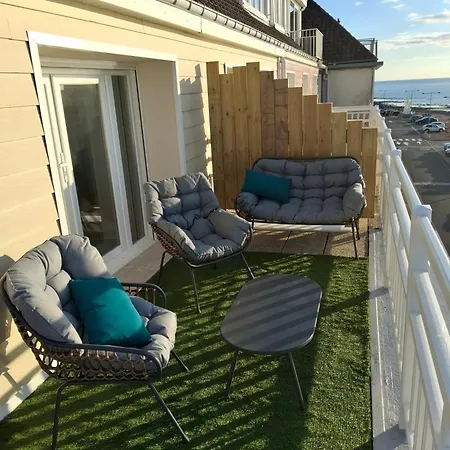 Lägenhet Le Nid Marin Face Avec Terrasse Le Portel